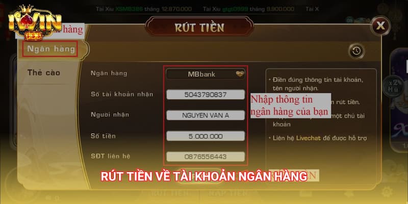 Quy trình rút tiền iwin: Các bước thực hiện cơ bản